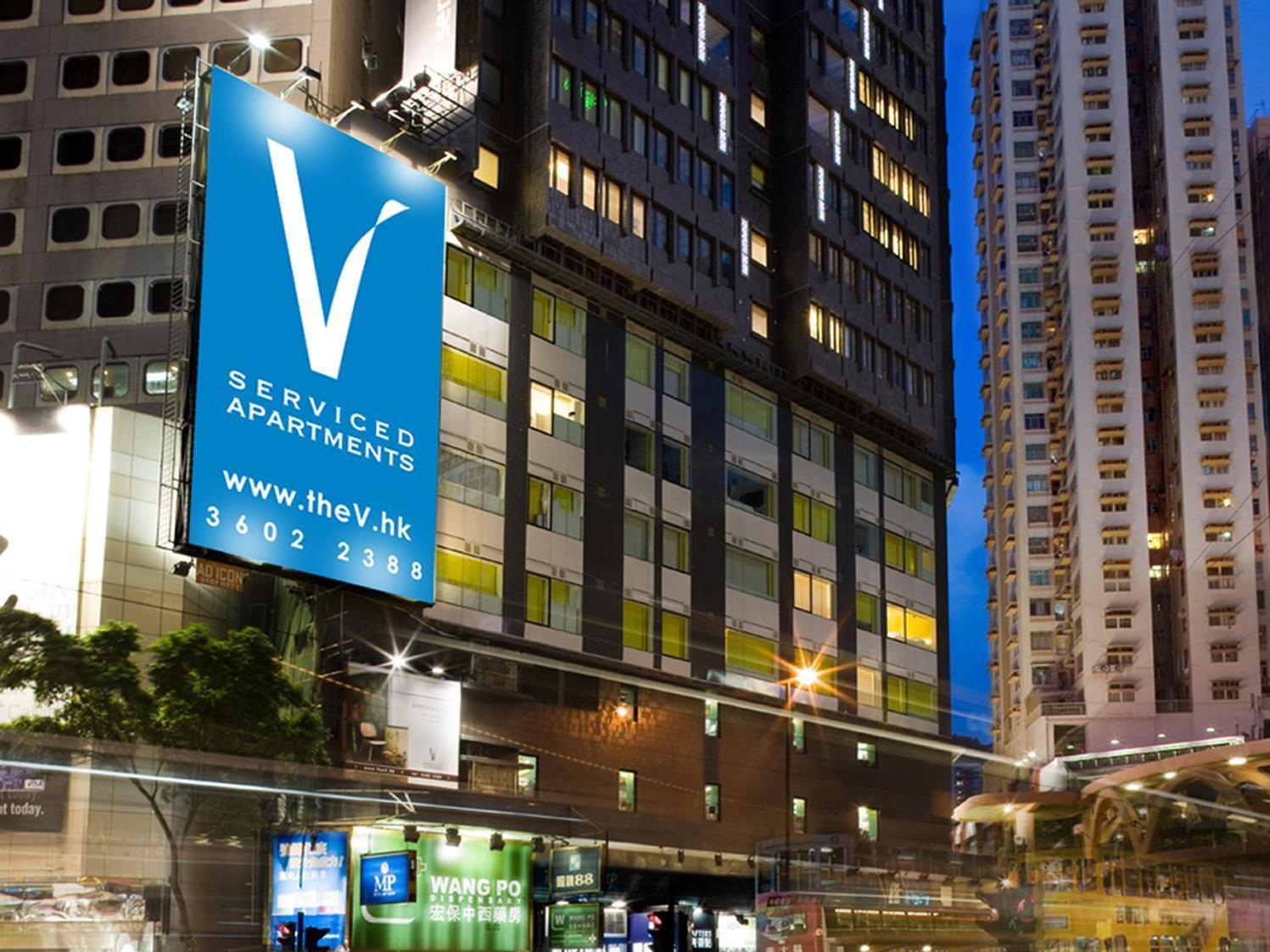 V Causeway Bay Aparthotel Hong Kong Bagian luar foto